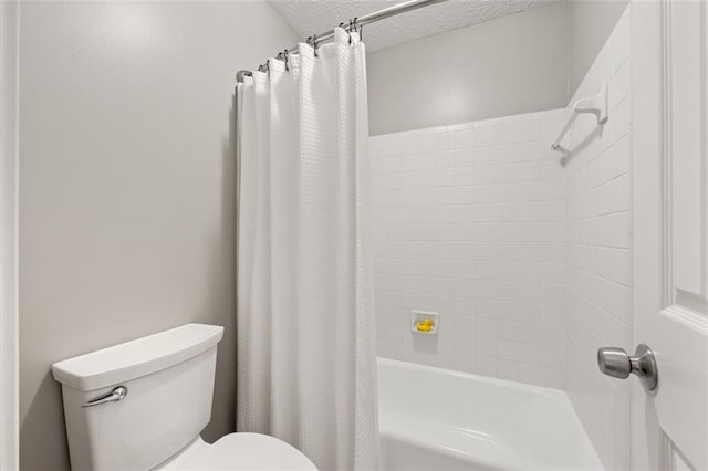 4546 Graywood Trce, Peachtree Corners, GA 30092 - bathroom with shower / bath combo and a textured ceiling