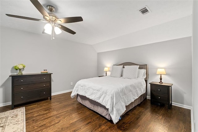 4546 Graywood Trce, Peachtree Corners, GA 30092 - bedroom featuring lofted ceiling, wood finished floors, and ceiling fan