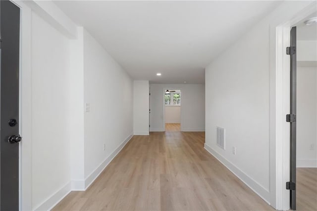 1409 Georgia Ave, East Point, GA 30344 - hall with light wood-style floors and recessed lighting