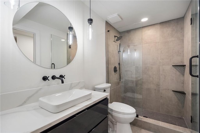 1409 Georgia Ave, East Point, GA 30344 - bathroom featuring a stall shower and vanity