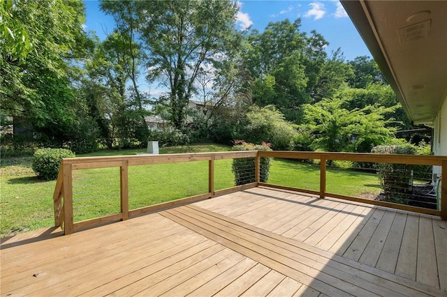 1409 Georgia Ave, East Point, GA 30344 - deck featuring a yard