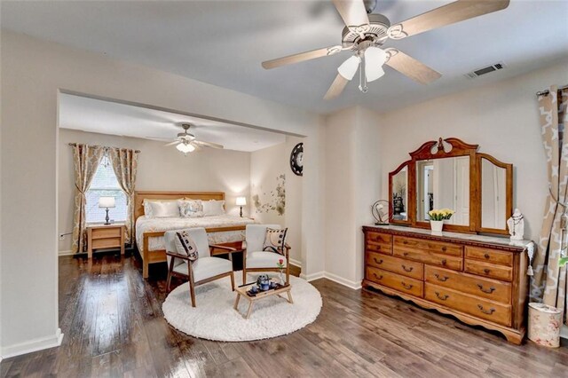 2837 Peachstone Ct, Lawrenceville, GA 30043 - bedroom featuring wood finished floors, baseboards, and a ceiling fan