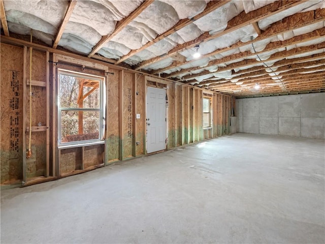 miscellaneous room featuring concrete floors