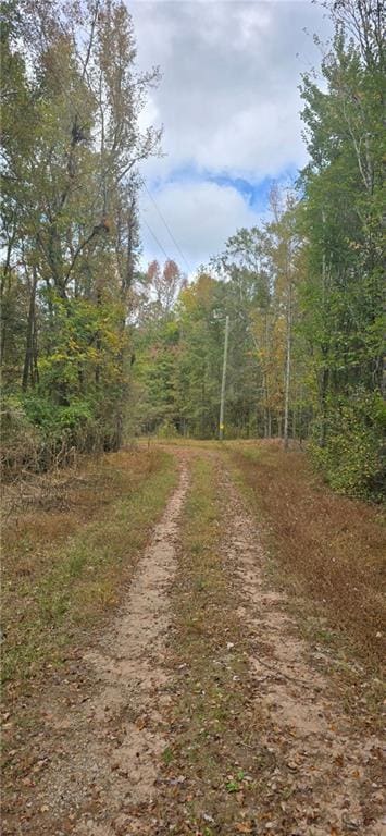 view of road