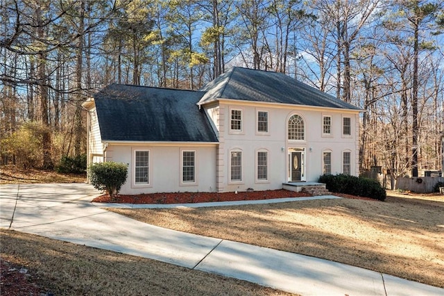 view of front of home