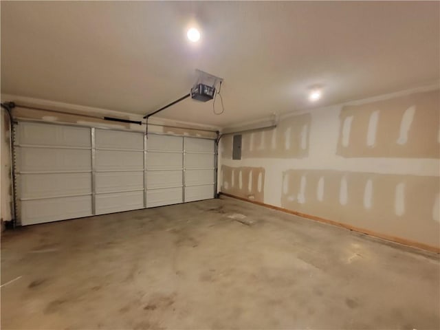 285 Fieldview Ln, Covington, GA 30016 - garage with a garage door opener and electric panel