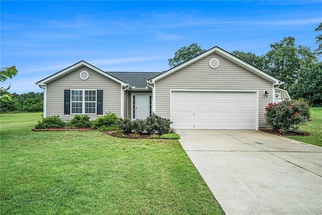 287 Jeremy Dr, Colbert, GA 30628 - single story home featuring an attached garage, driveway, and a front yard