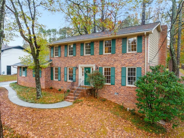 view of colonial inspired home