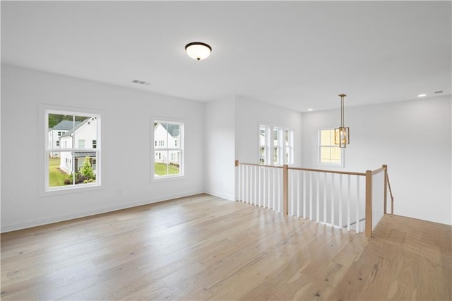 729 Keystone Dr, Woodstock, GA 30188 - unfurnished room with light wood-type flooring, recessed lighting, and baseboards