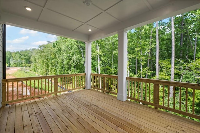 729 Keystone Dr, Woodstock, GA 30188 - view of wooden terrace