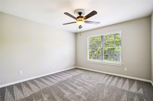7712 Soaring Eagle Dr, Flowery Branch, GA 30542 - carpeted empty room featuring baseboards and ceiling fan