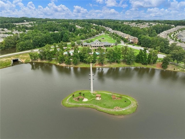 7712 Soaring Eagle Dr, Flowery Branch, GA 30542 - drone / aerial view with a water view