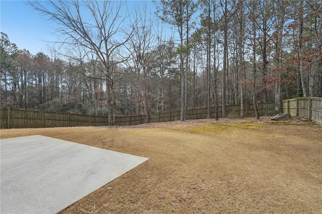 2143 Great Shoals Cir, Lawrenceville, GA 30045 - view of yard featuring a patio area and a fenced backyard