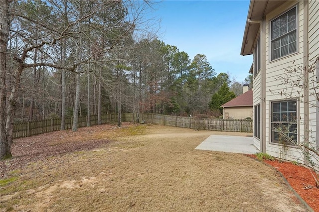 2143 Great Shoals Cir, Lawrenceville, GA 30045 - view of yard featuring a patio area and a fenced backyard