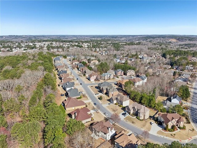2143 Great Shoals Cir, Lawrenceville, GA 30045 - bird's eye view featuring a residential view