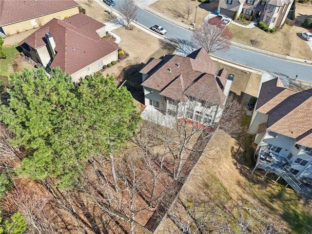 2143 Great Shoals Cir, Lawrenceville, GA 30045 - bird's eye view featuring a residential view