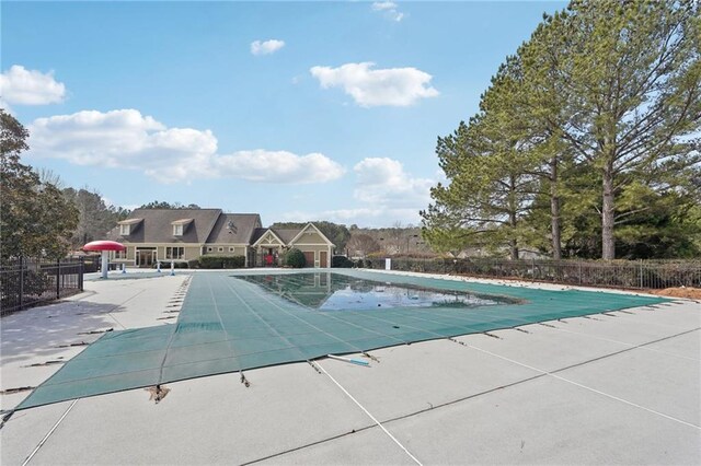 2143 Great Shoals Cir, Lawrenceville, GA 30045 - pool with a patio area and fence