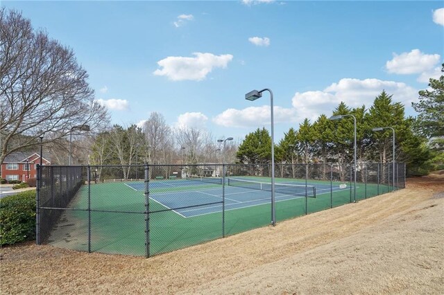 2143 Great Shoals Cir, Lawrenceville, GA 30045 - view of sport court with fence