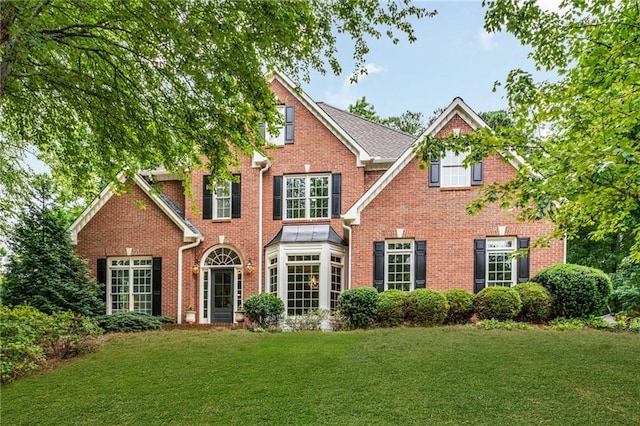4020 Devereux Chase, Roswell, GA 30075 - view of front of home featuring a front yard and brick siding