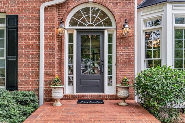 4020 Devereux Chase, Roswell, GA 30075 - doorway to property featuring brick siding