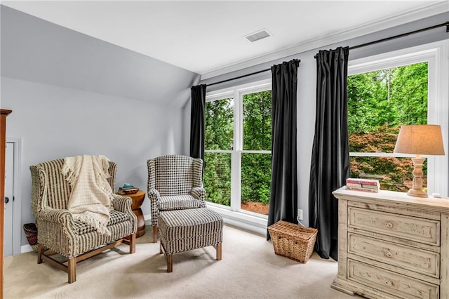 4020 Devereux Chase, Roswell, GA 30075 - living area with lofted ceiling and light carpet