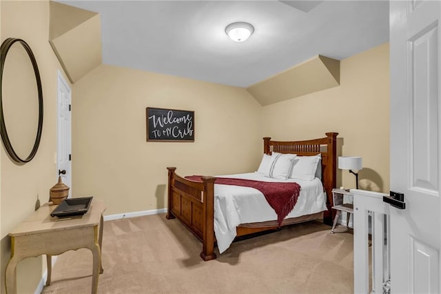 4020 Devereux Chase, Roswell, GA 30075 - bedroom with light colored carpet, lofted ceiling, and baseboards