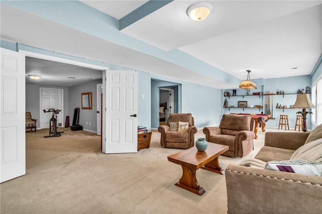 4020 Devereux Chase, Roswell, GA 30075 - living area featuring light colored carpet and baseboards