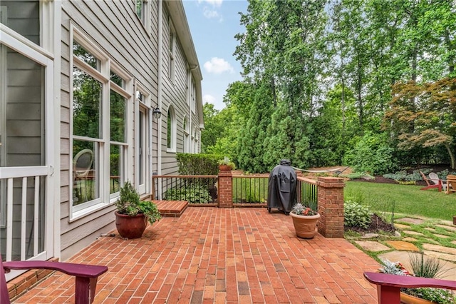 4020 Devereux Chase, Roswell, GA 30075 - view of patio / terrace with area for grilling
