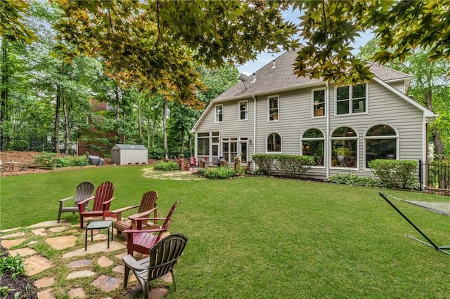 4020 Devereux Chase, Roswell, GA 30075 - rear view of property with a shingled roof and a patio