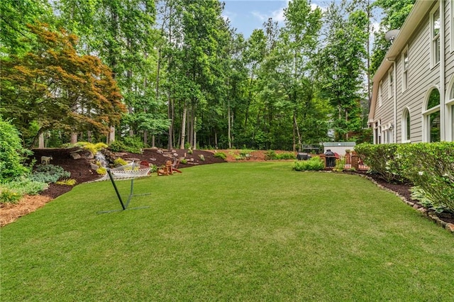 4020 Devereux Chase, Roswell, GA 30075 - view of grassy yard featuring view of wooded area