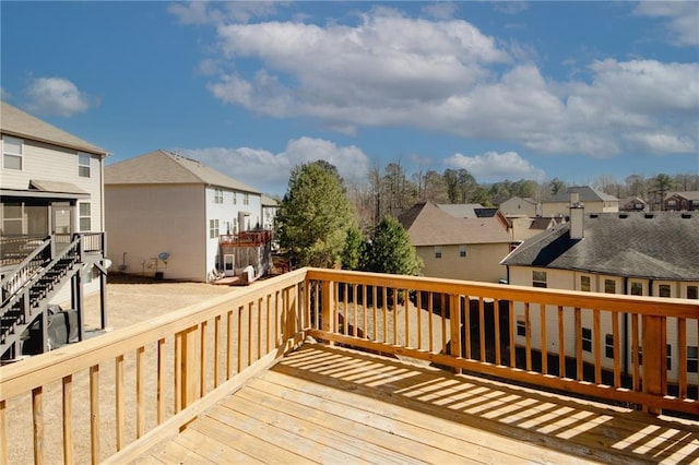 4594 Marching Ln, Fairburn, GA 30213 - wooden terrace with a residential view