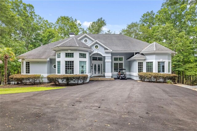 view of front of home with french doors