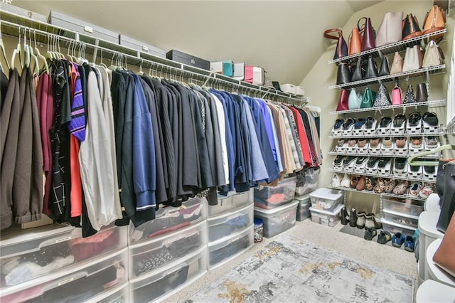2727 Lost Mill Trce, Buford, GA 30519 - walk in closet with vaulted ceiling