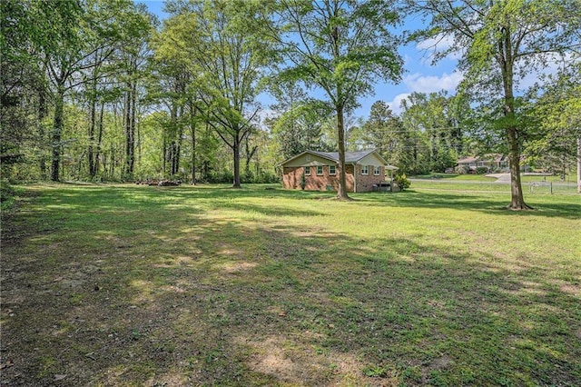 view of yard