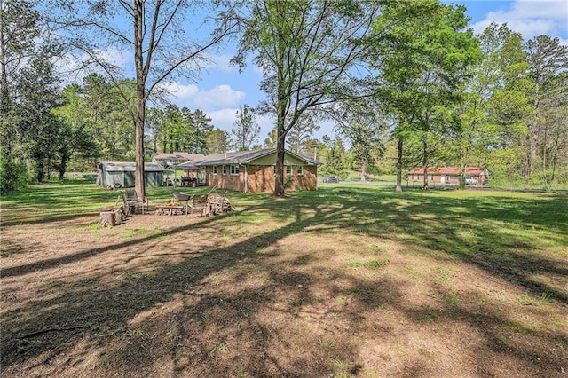 view of yard