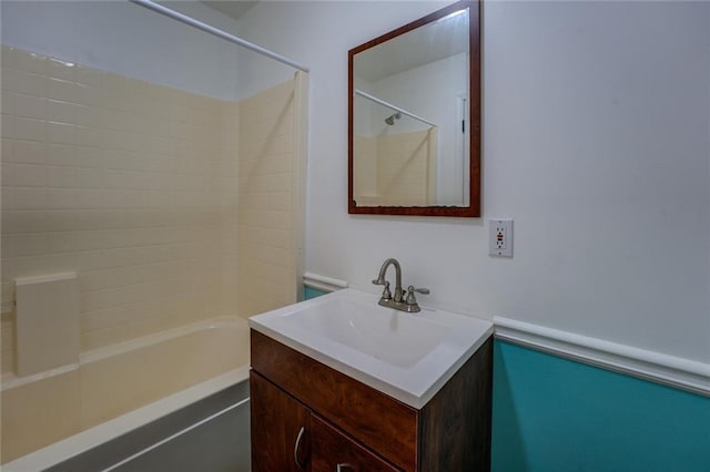 1240 H D Atha Rd, Monroe, GA 30655 - full bathroom featuring vanity and bathing tub / shower combination