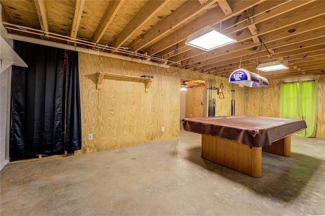 1240 H D Atha Rd, Monroe, GA 30655 - playroom with concrete floors and billiards