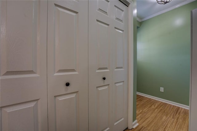 1240 H D Atha Rd, Monroe, GA 30655 - room details featuring baseboards, crown molding, and wood finished floors