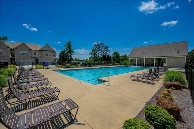 221 Irwell Path, Lawrenceville, GA 30044 - community pool with fence and a patio