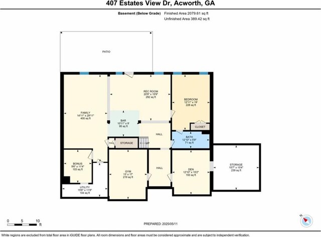 407 Estates View Dr, Acworth, GA 30101 - property floor plan