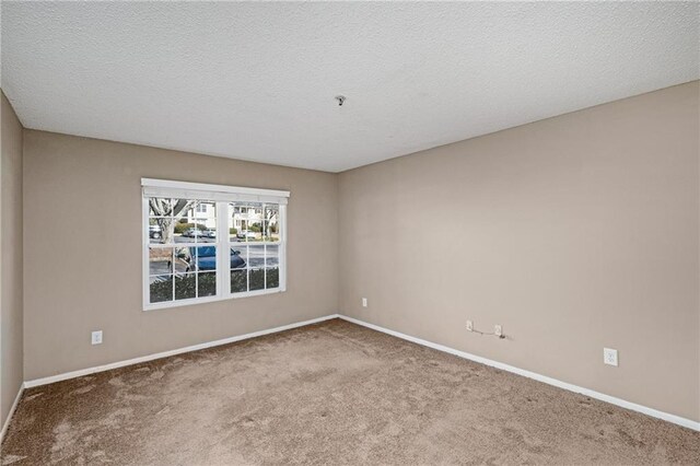 unfurnished bedroom with light colored carpet, a textured ceiling, and a closet