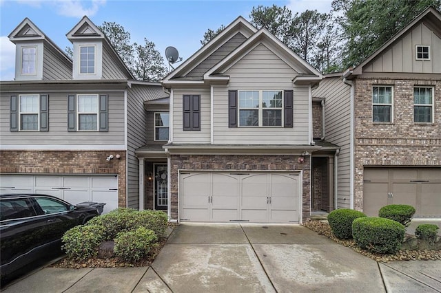 2294 Spicy Pine Ln, Lawrenceville, GA 30044 - view of property featuring driveway and a garage