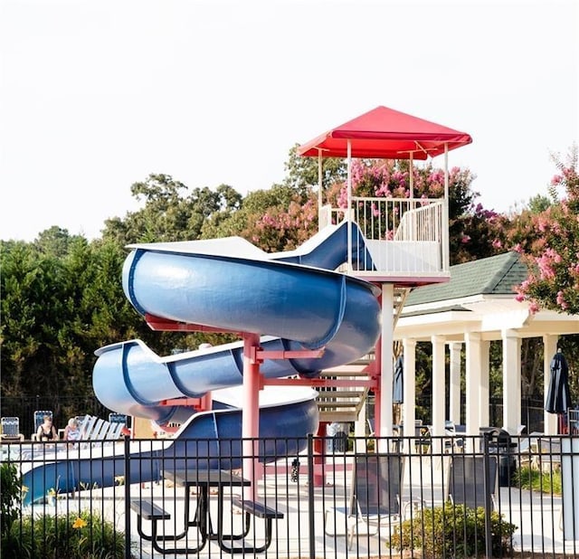 view of jungle gym