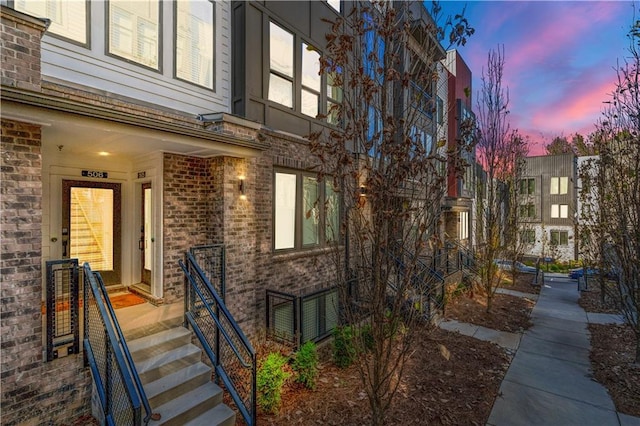 383 Pratt Dr, Atlanta, GA 30315 - view of exterior entry featuring brick siding