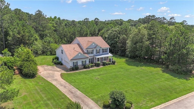 102 Plantation Dr, Lagrange, GA 30277 - view from above of property with a heavily wooded area
