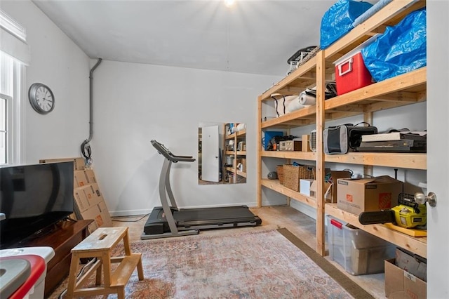 view of storage
