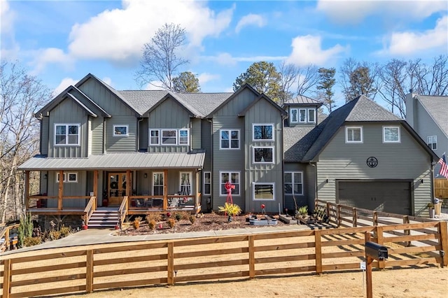 4115 Merritt Dr, Cumming, GA 30041 - view of front of house featuring a garage and covered porch