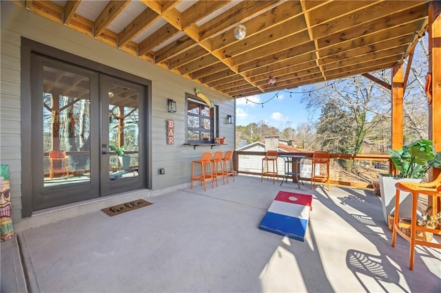 4115 Merritt Dr, Cumming, GA 30041 - view of patio featuring french doors