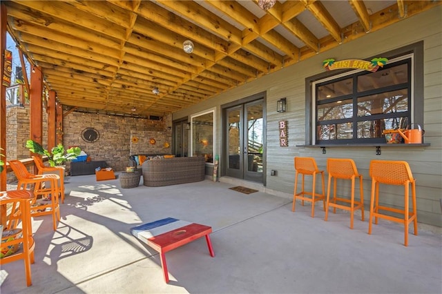 4115 Merritt Dr, Cumming, GA 30041 - view of patio / terrace with an outdoor living space