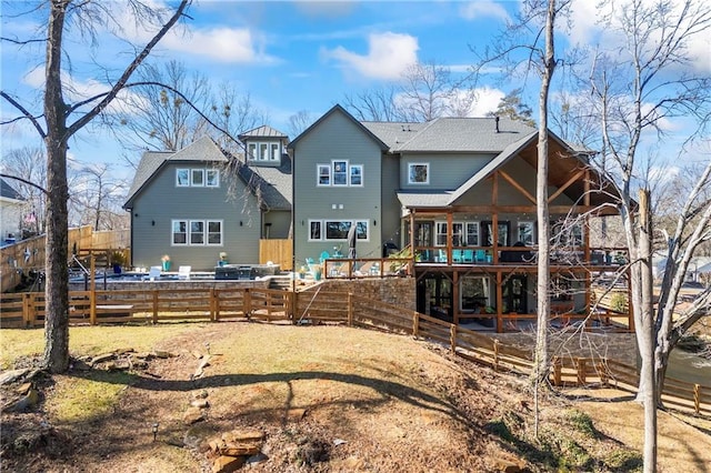 4115 Merritt Dr, Cumming, GA 30041 - view of rear view of house